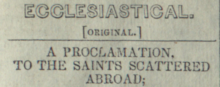 1841 Proclamation Image