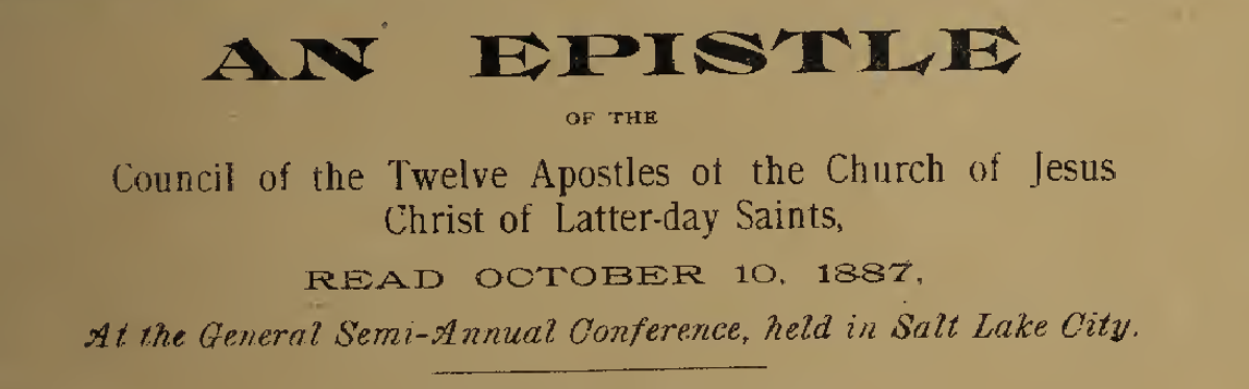1887 Epistle Image